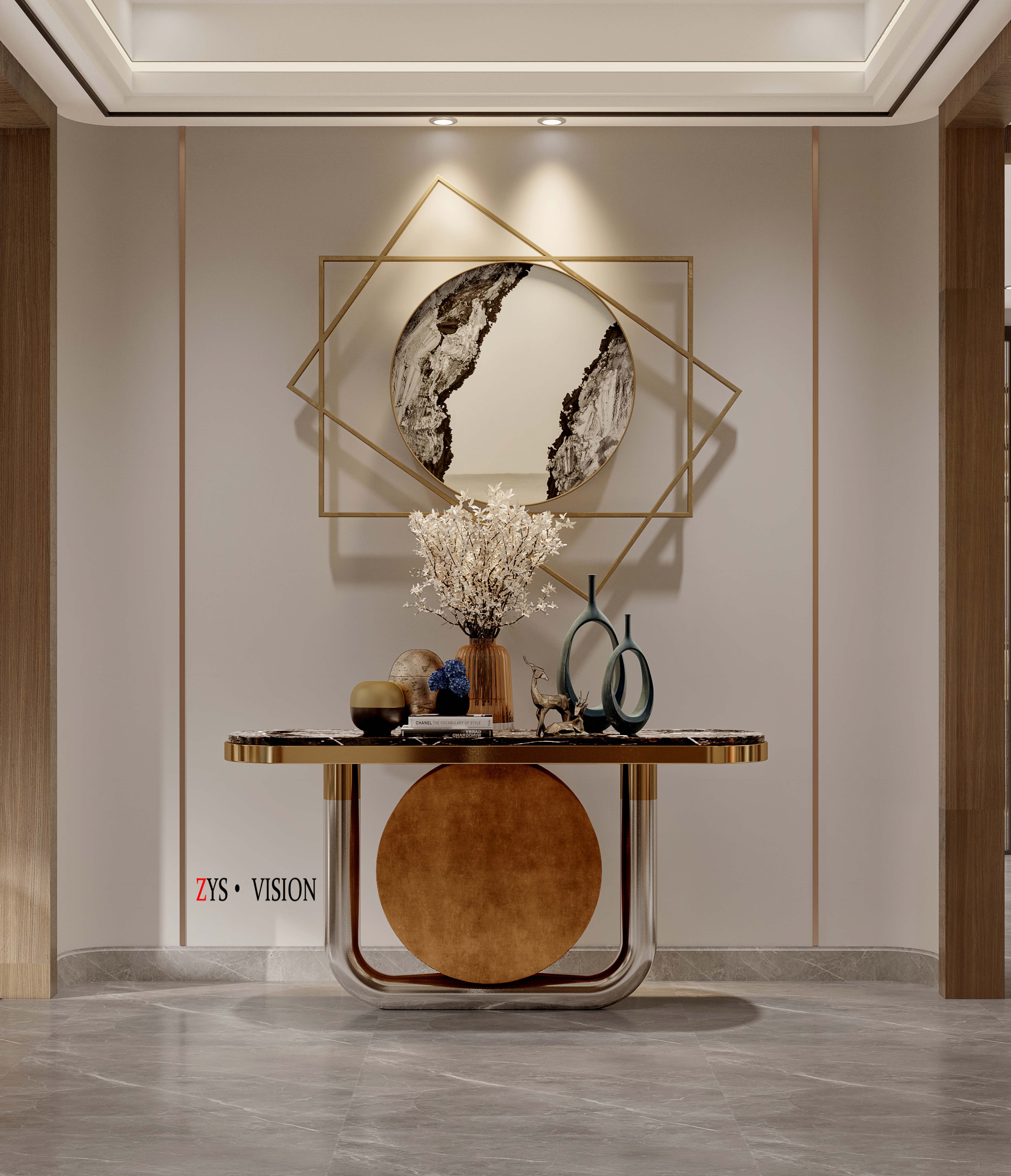 米安·chi 现代轻奢空间丨ZYS 室内设计研究室-13