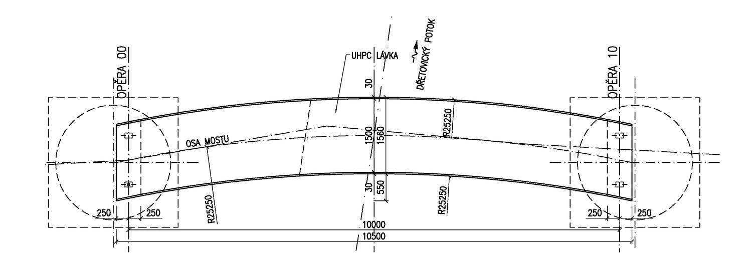 捷克Vrapicės村庄附近的混凝土人行桥-35