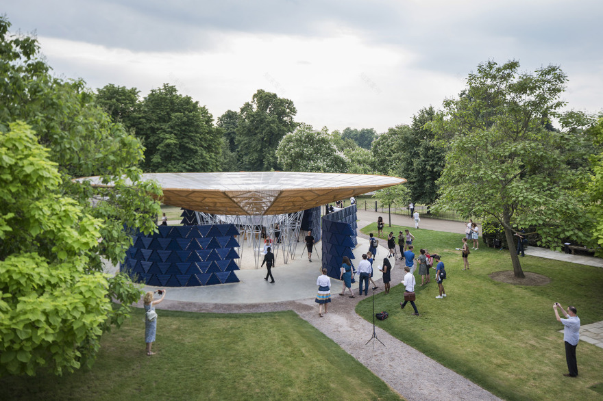 蛇形展厅2017,伦敦 / Kéré Architecture-32