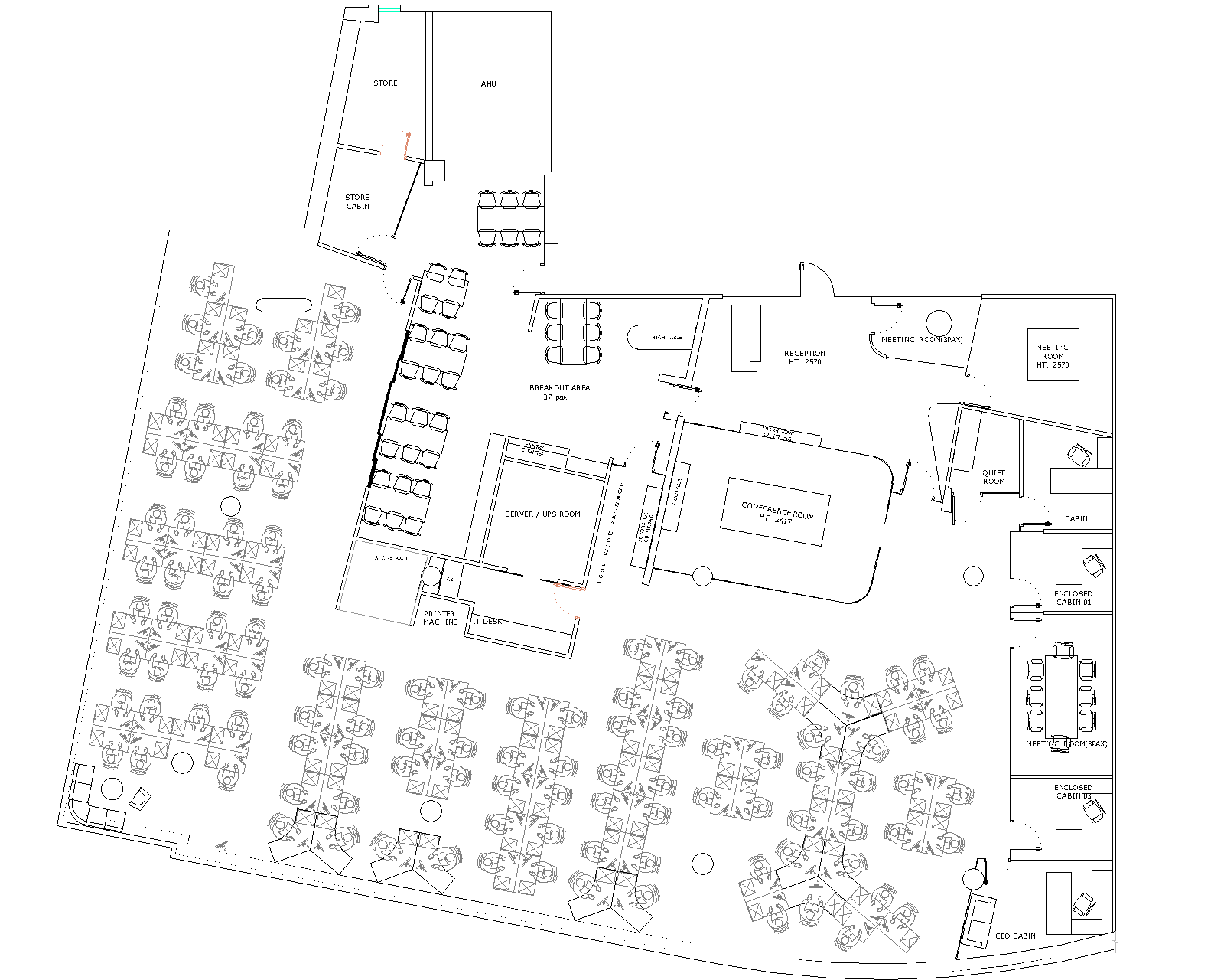 现代办公室设计,室内装修-14