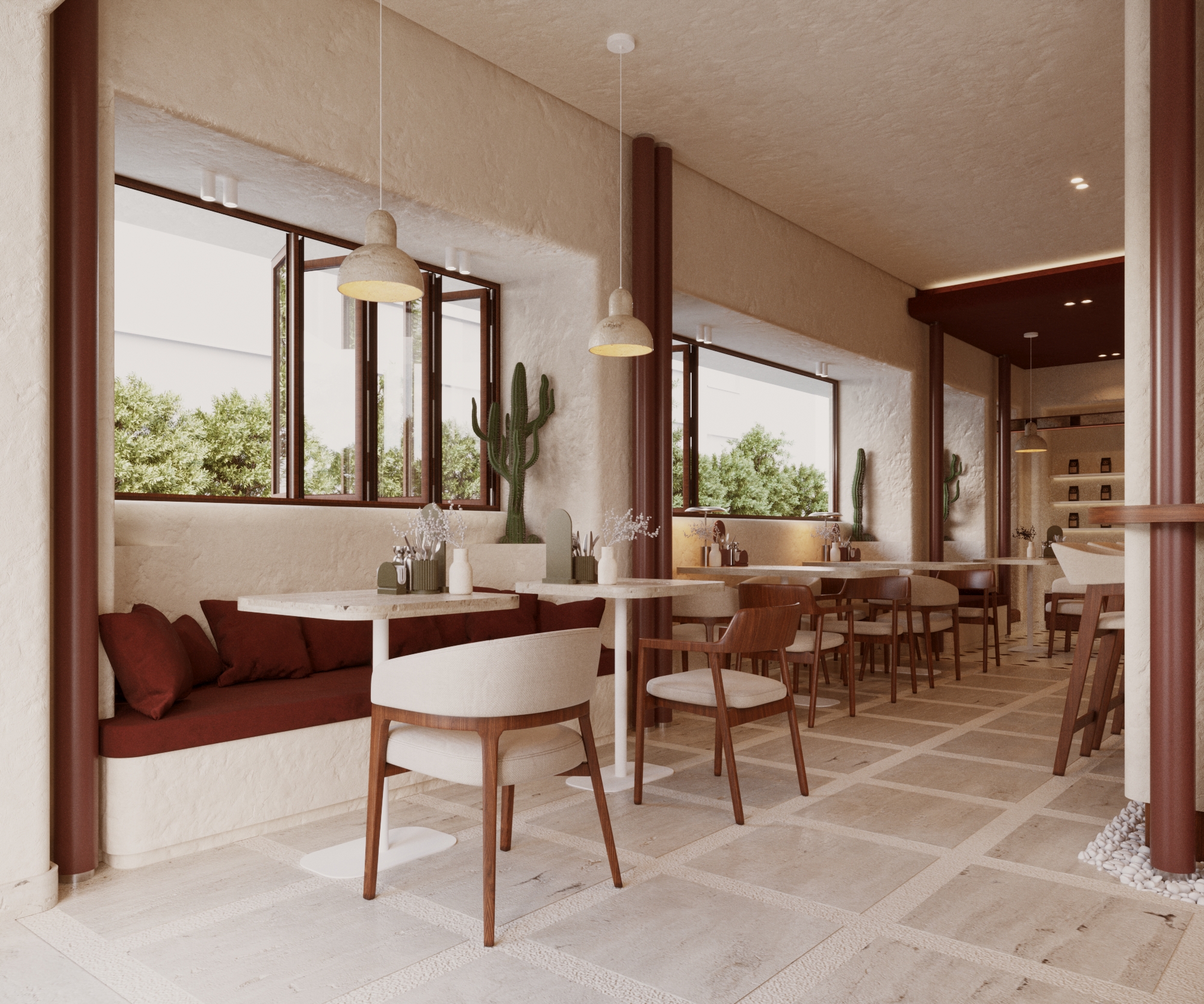 埃里克咖啡馆与餐厅丨埃及开罗丨DEN Projects-15