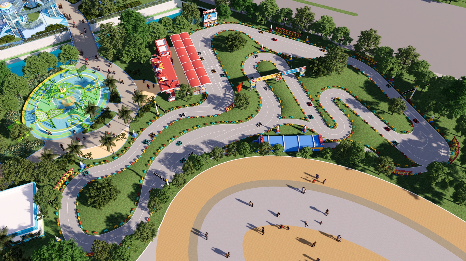 超级飞侠主题乐园概念设计建模-9