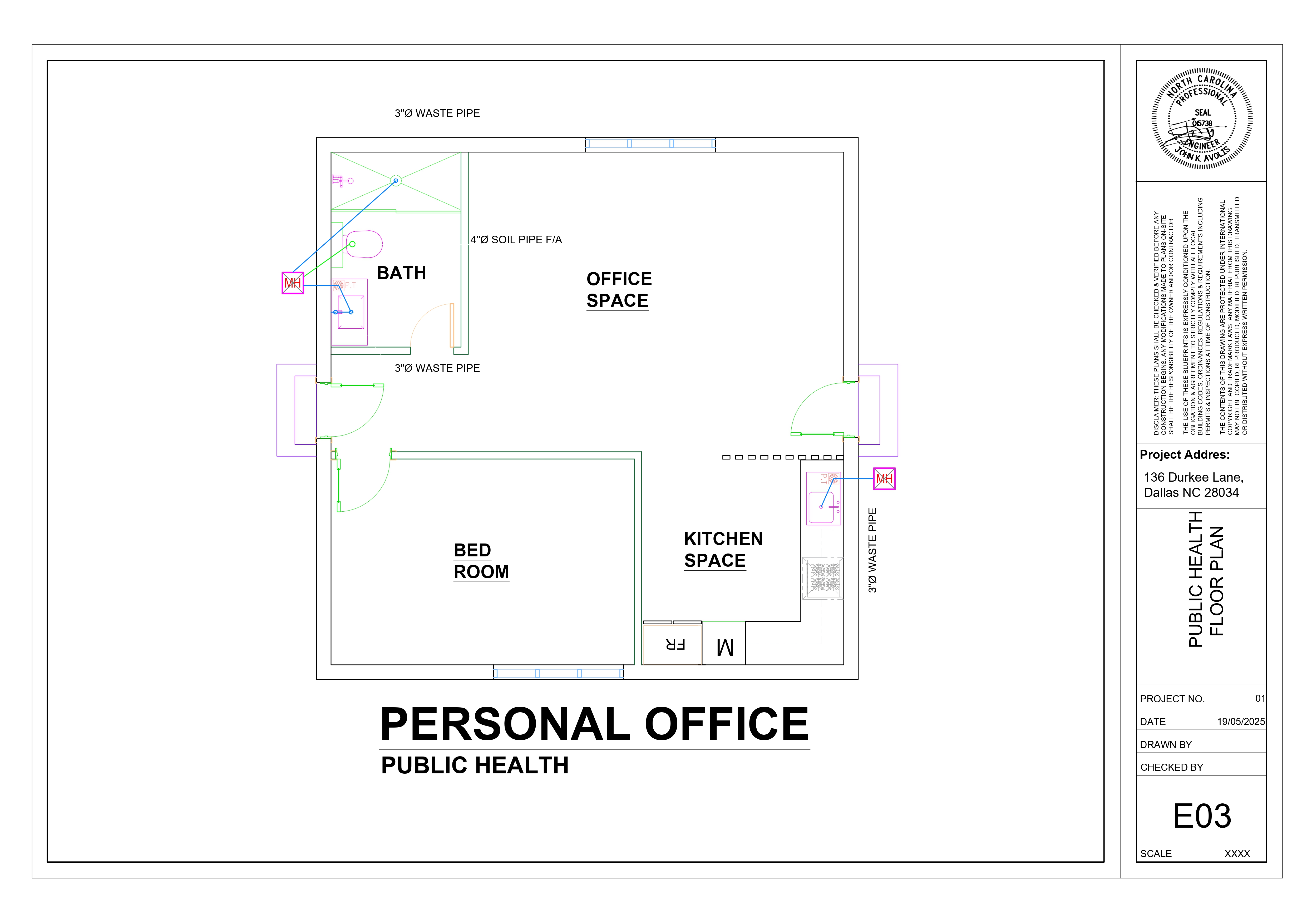 Banquet Hall – Architecture Drawing Package-9