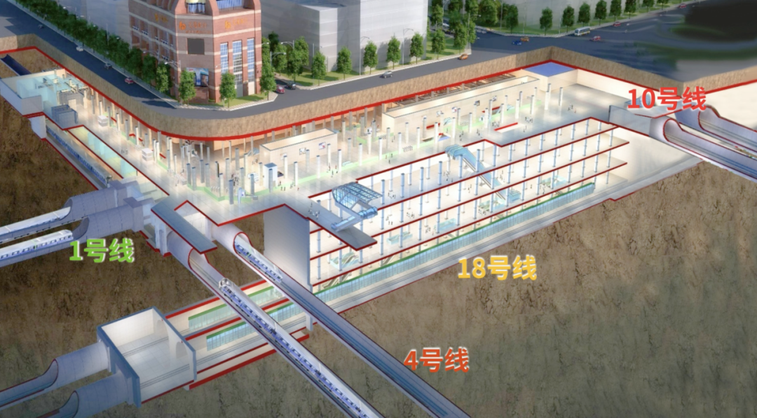 坐标成都！我国西南地区首座超深四线地铁站主体完工-10