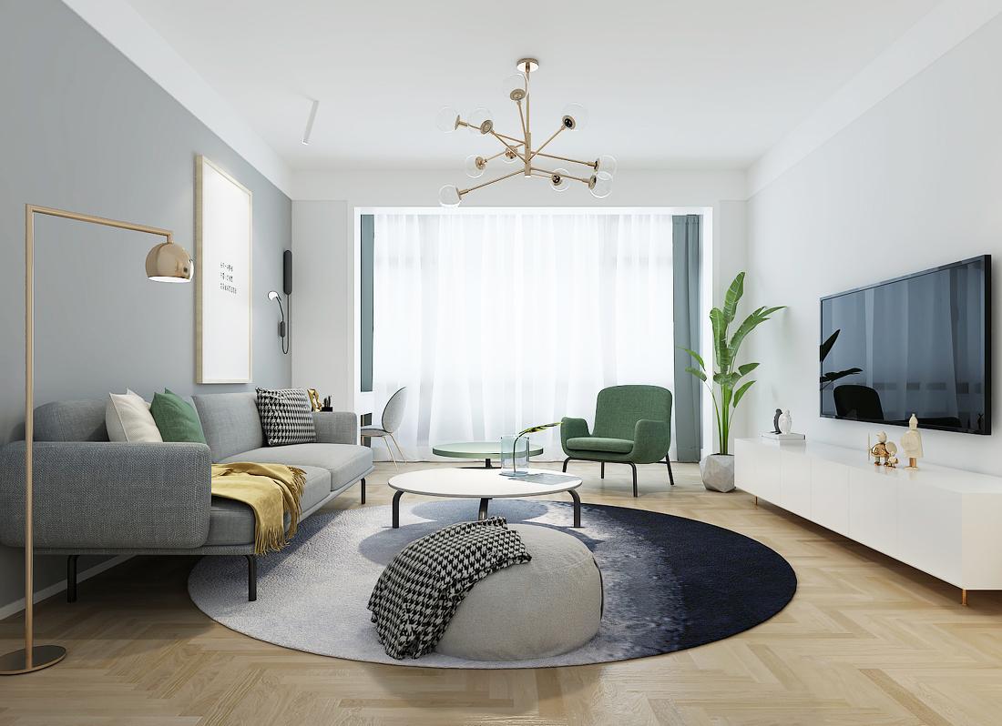 清和 91㎡小户型，功能分区与北欧风格完美融合-4