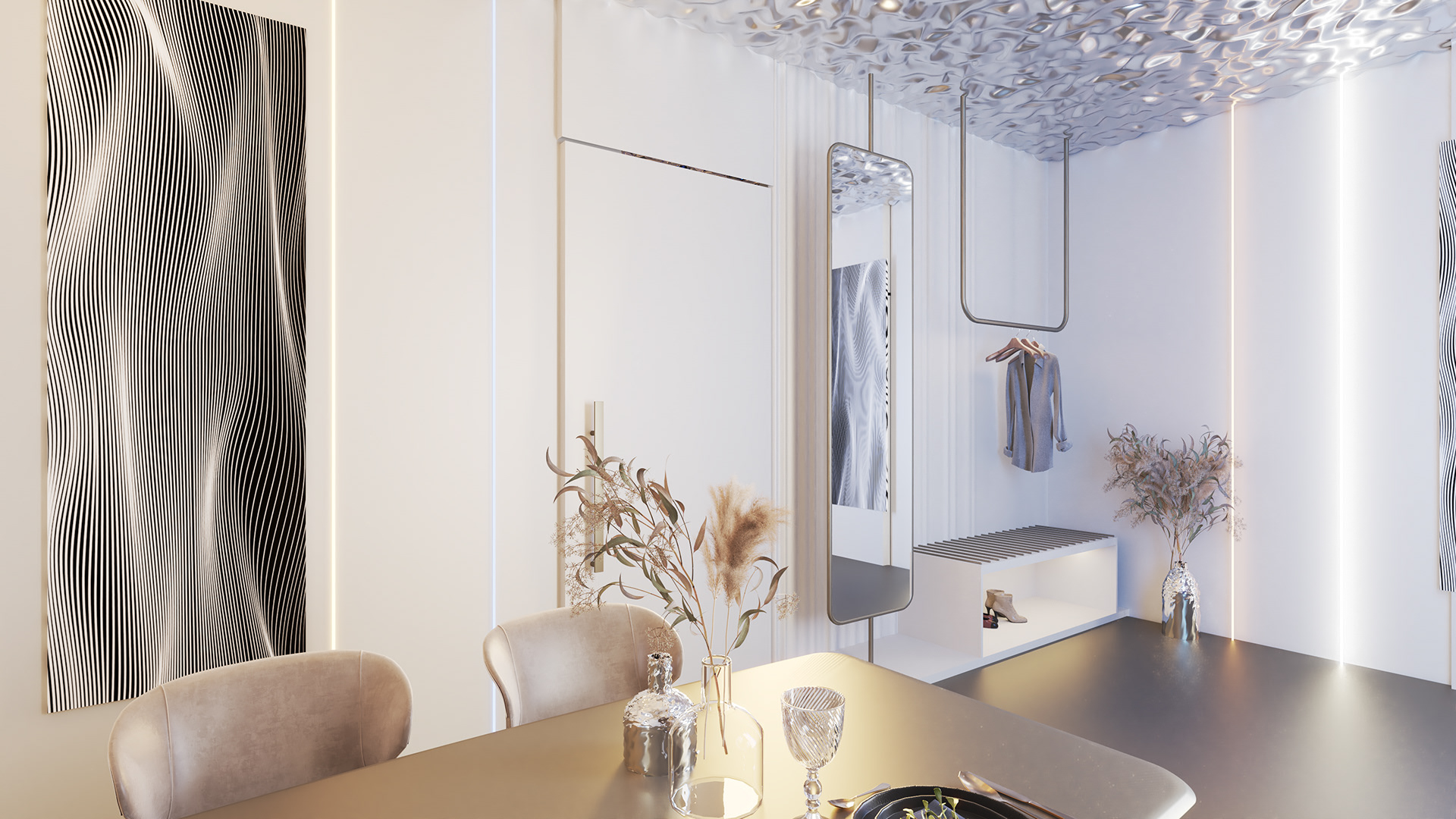 关于流动性概念的套房内部-4