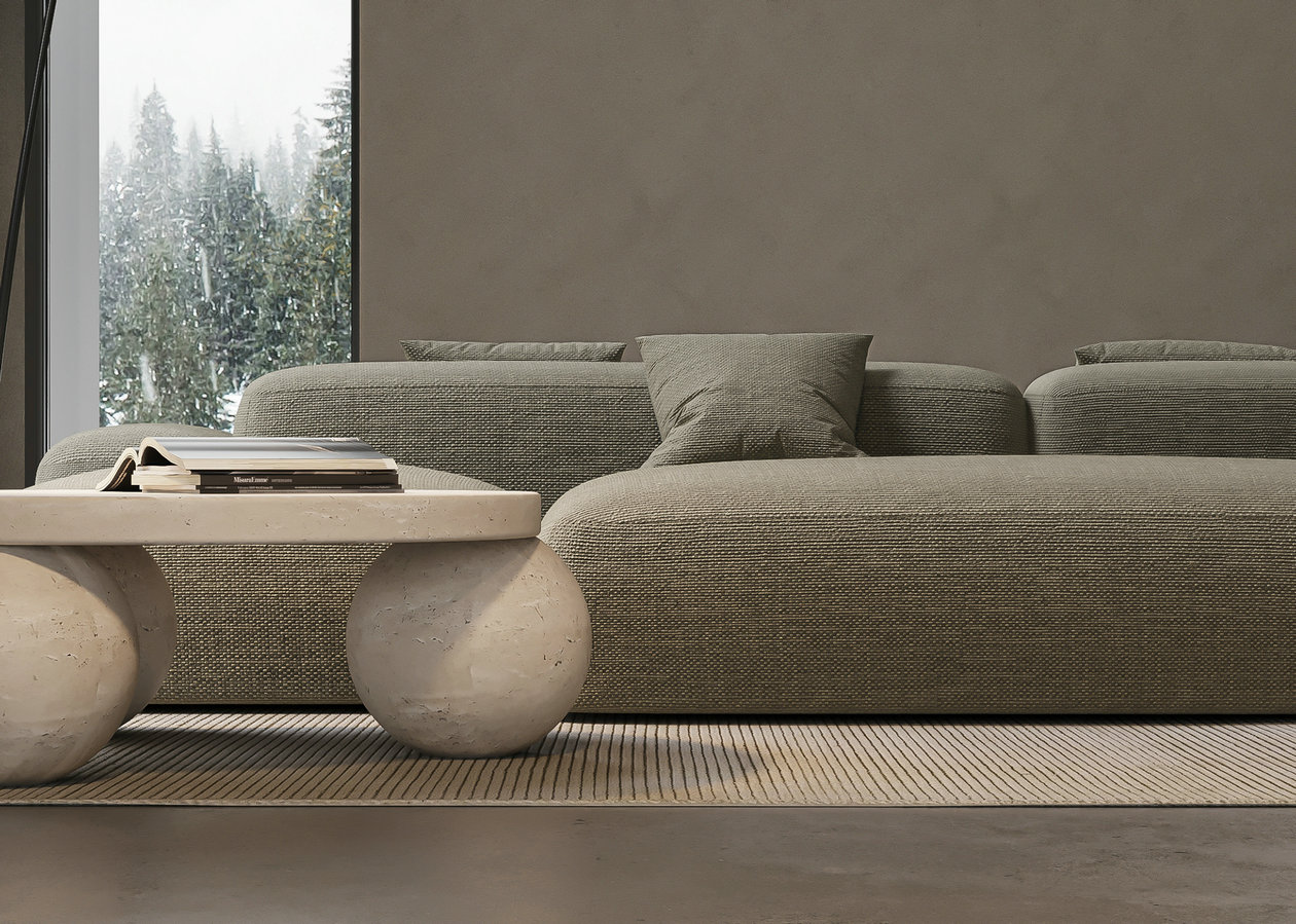 水泥灰+绿色居住空间设计-2