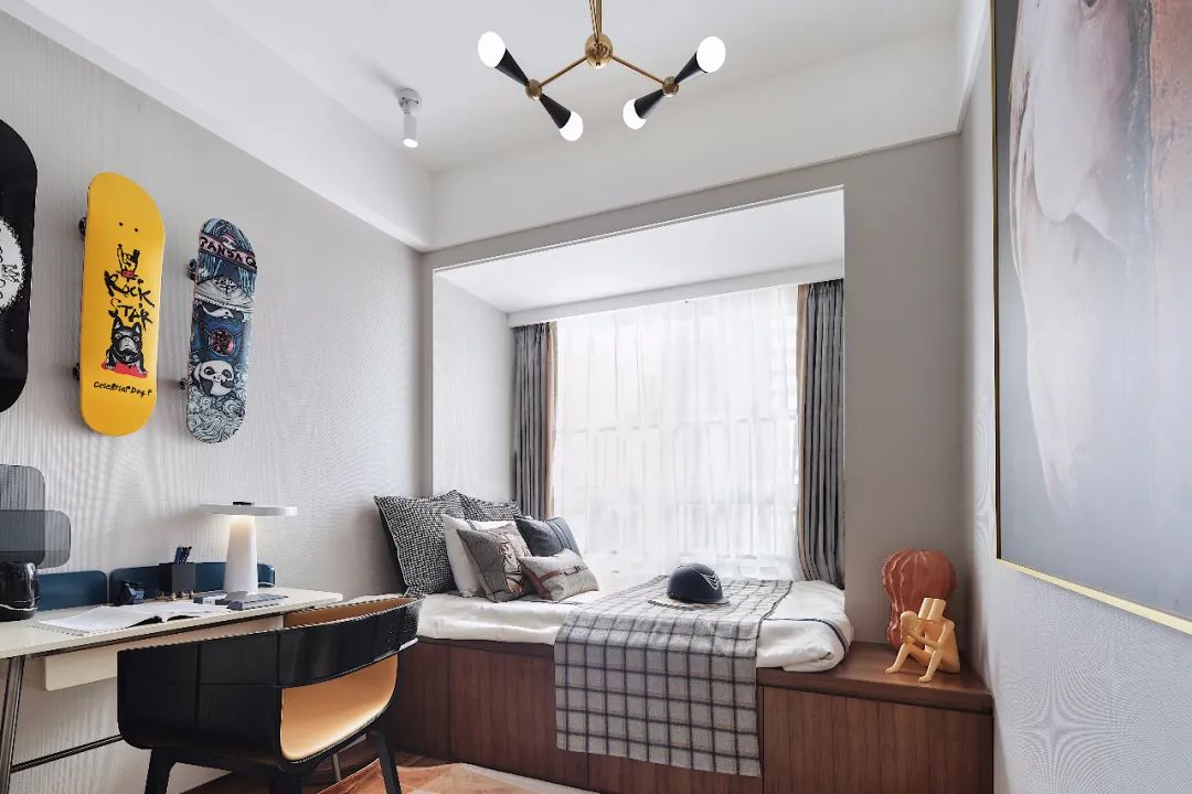 昆明天誉城售楼处与样板房 | 现代简约与爱马仕橙的碰撞-107