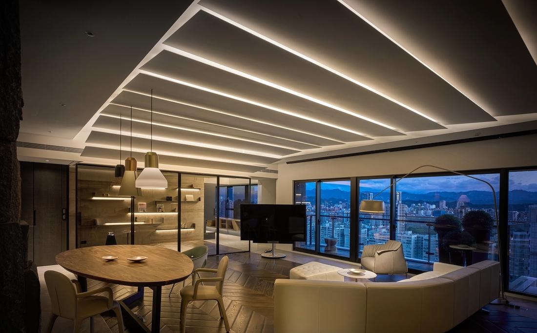 台北 Double Core 别墅,家庭核心与景观轴心-7