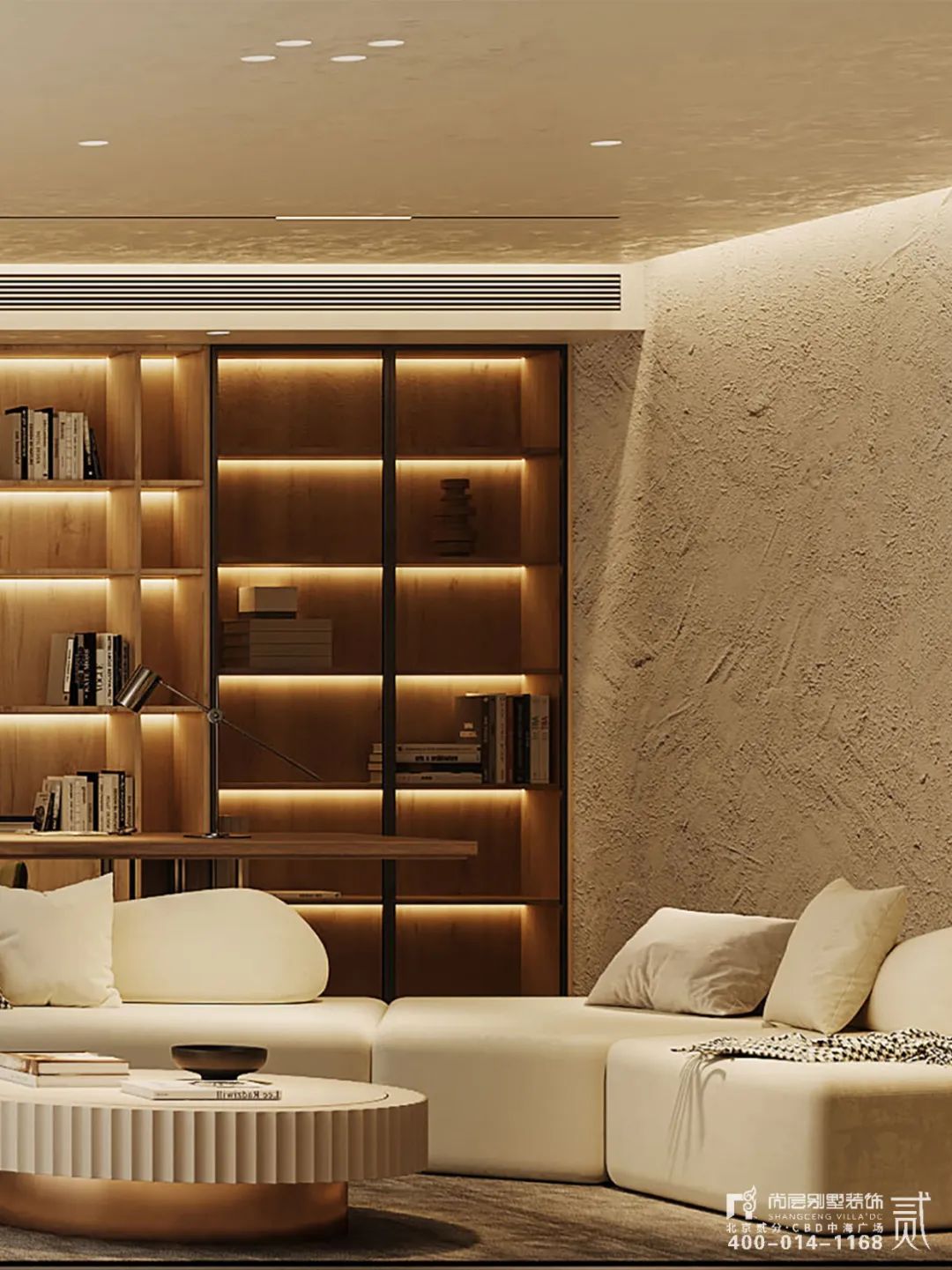 天樾书院 x 尚层作品 | 420㎡叠拼别墅，法式复古与现代诧寂的隔空碰撞，灵魂交融，各生欢喜！-20