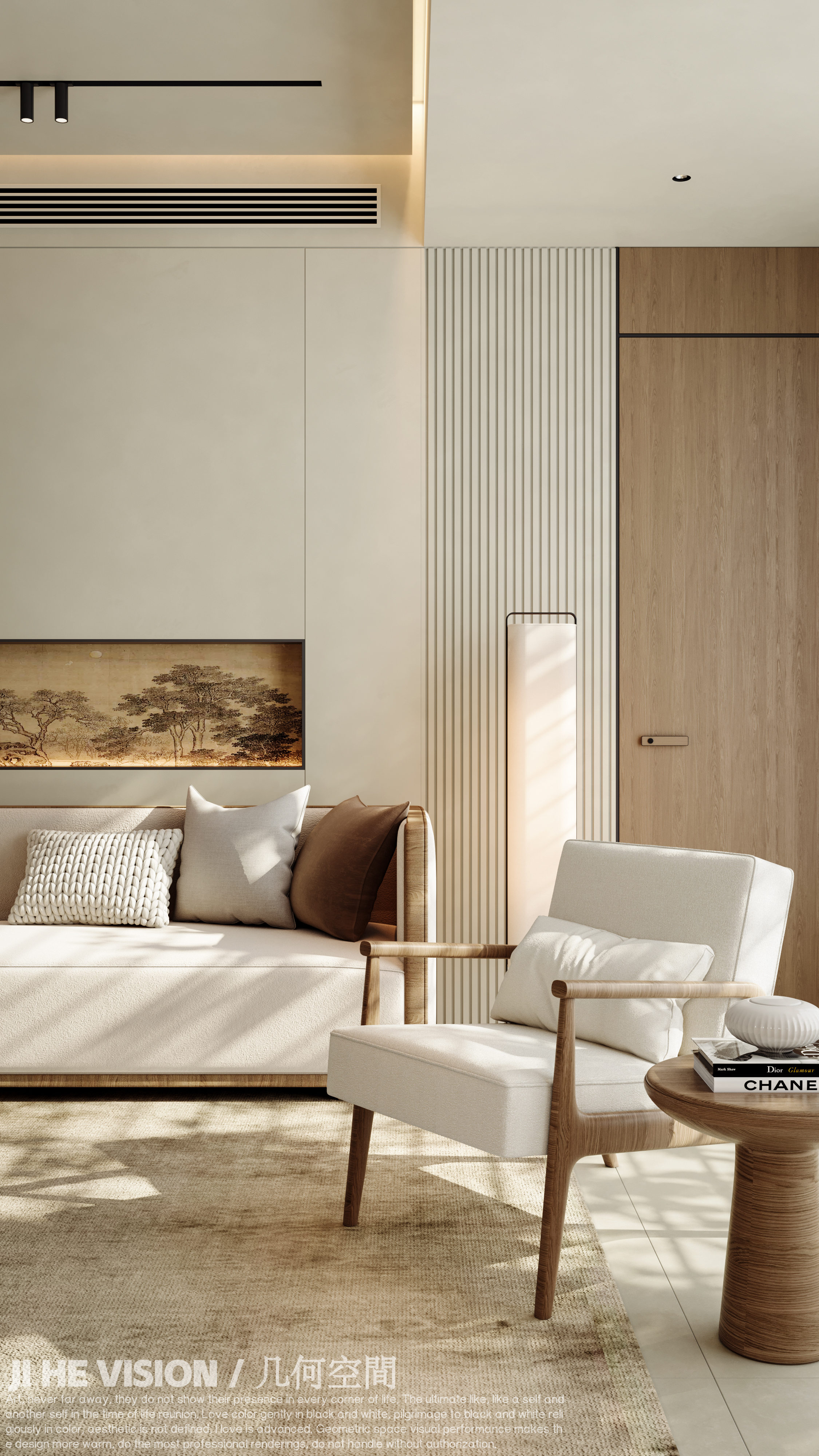 几何空间视觉表现 | 悠然南山别墅宋式美学空间（1）-5