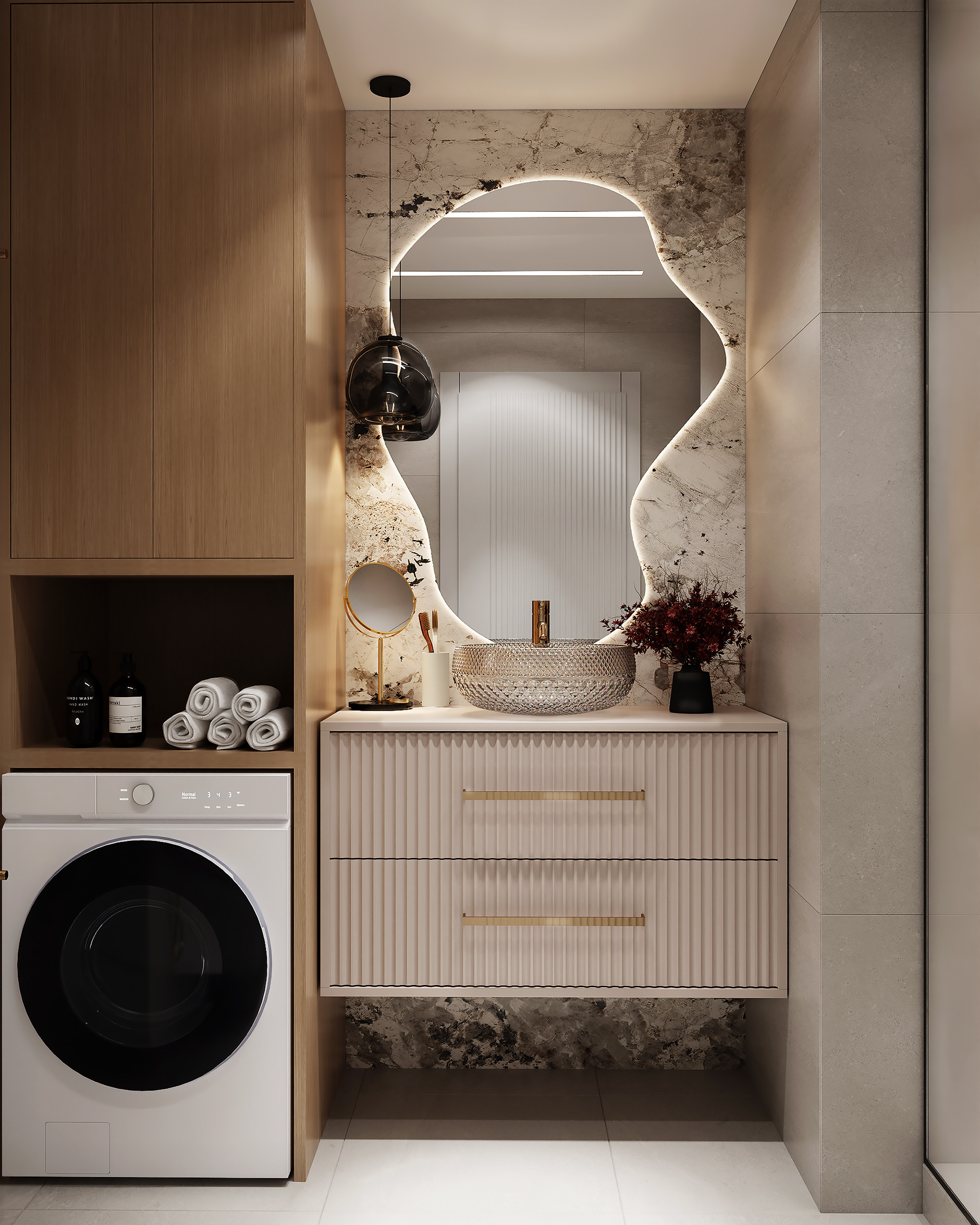 温馨暖色调舒适公寓丨Anastasia Ponomarenko-15