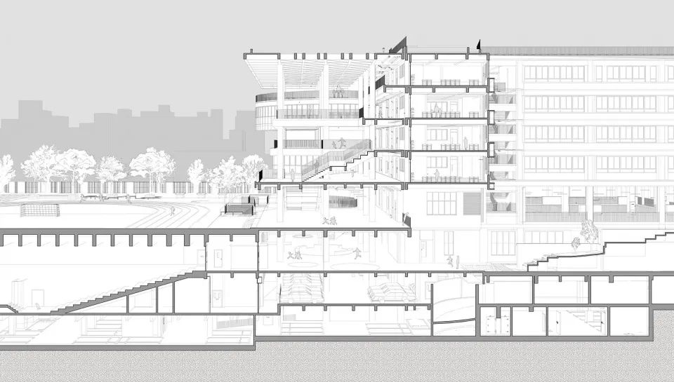 深圳龙华区第二外国语学校丨中国深圳丨深圳市坊城建筑设计顾问有限公司-79