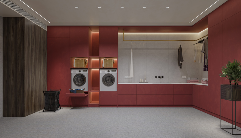 国际半岛轻奢极简风设计 打造金属质感高端住宅-33