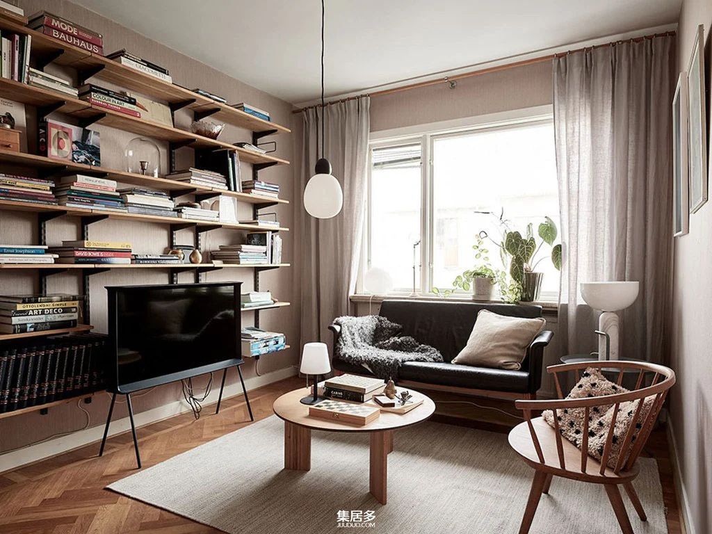 瑞典经典联排别墅内宜人的时尚冬季内饰-22