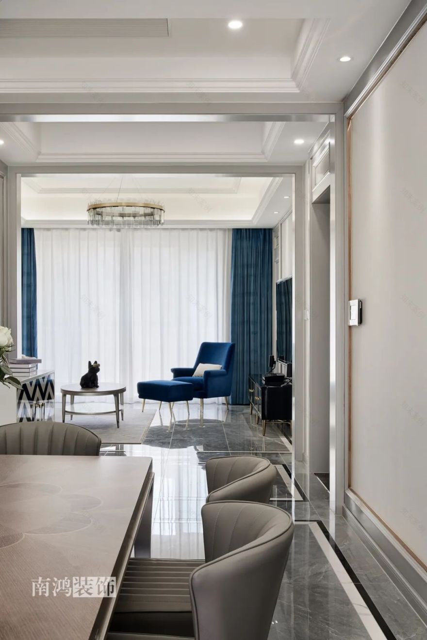 康城一品现代美式轻奢家居设计丨浙江南鸿装饰-43