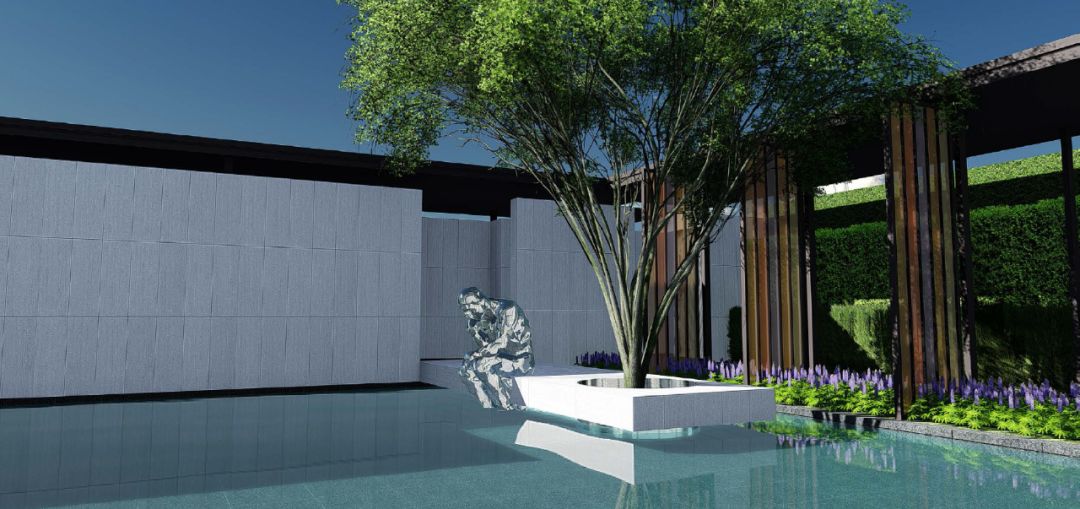 武汉花样年花郡 | 190 万的展示区如何打造水景之美-72