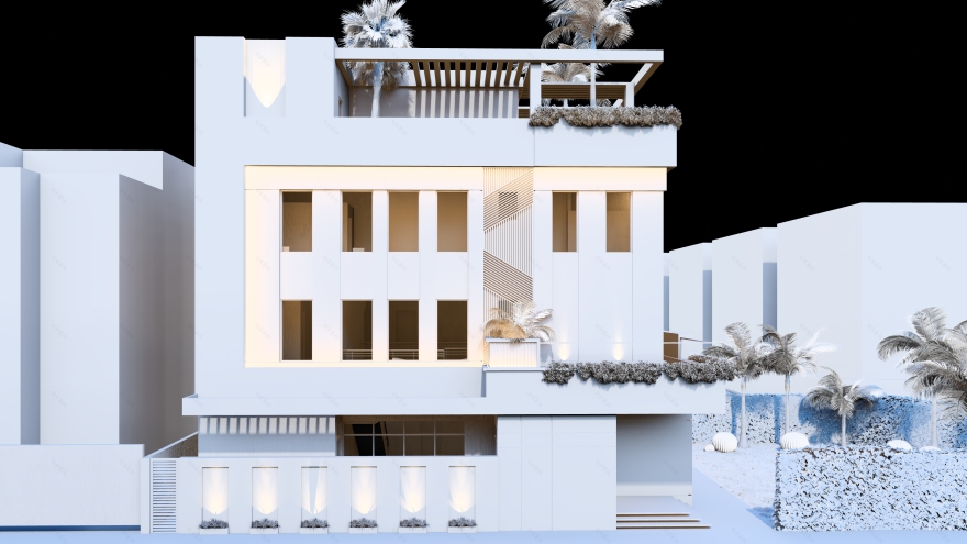 科威特现代当代别墅-38