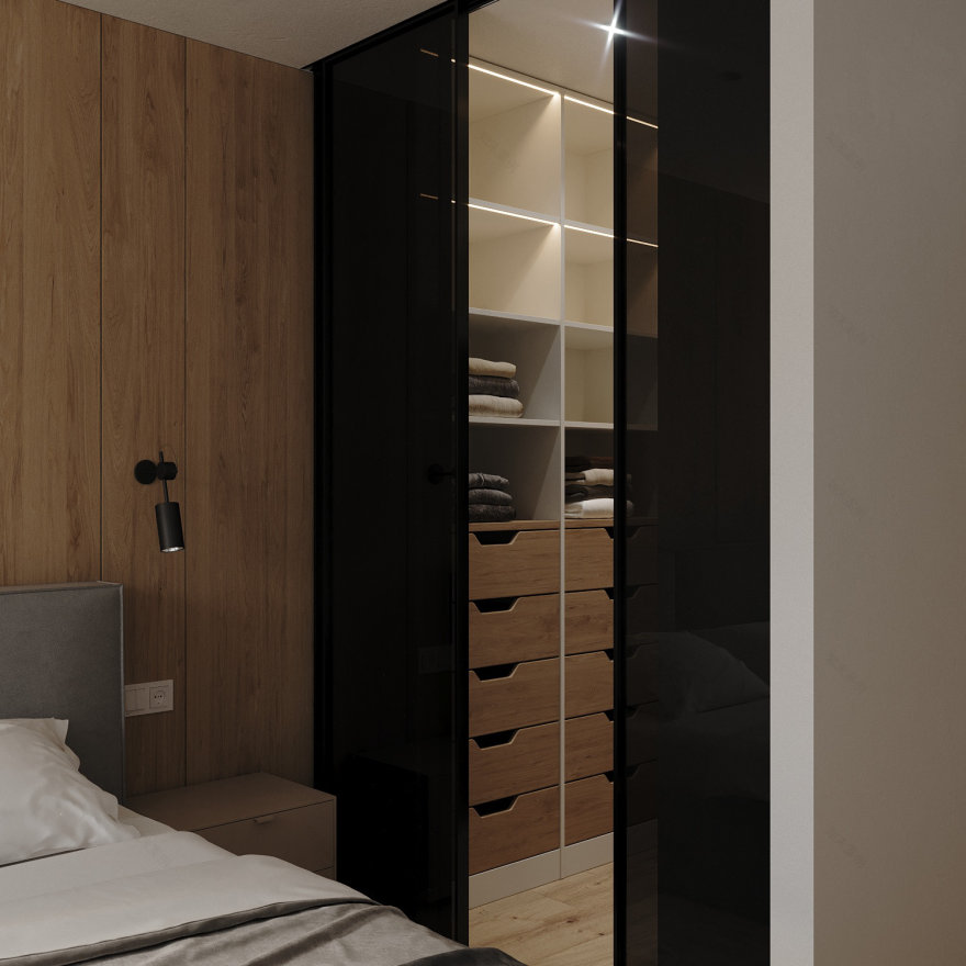 公寓简约室内设计丨乌克兰利沃夫-20