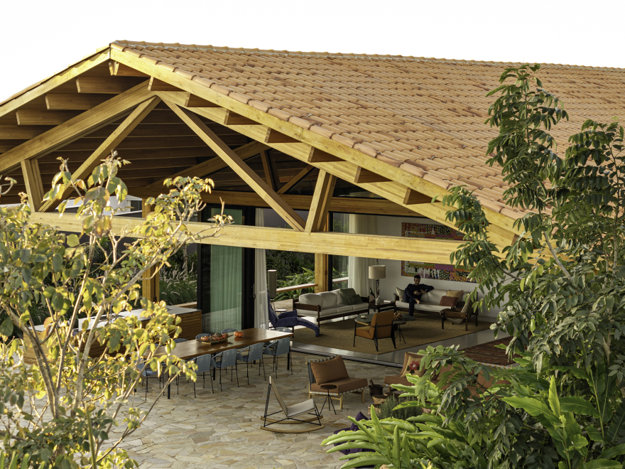 单层自建住宅丨巴西圣保罗丨Equipe Lamas设计-37