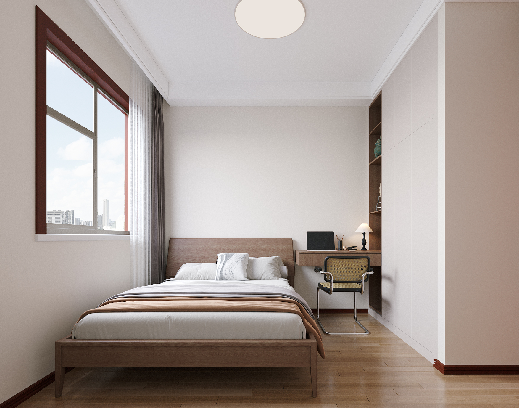 红木老中式家装设计-13