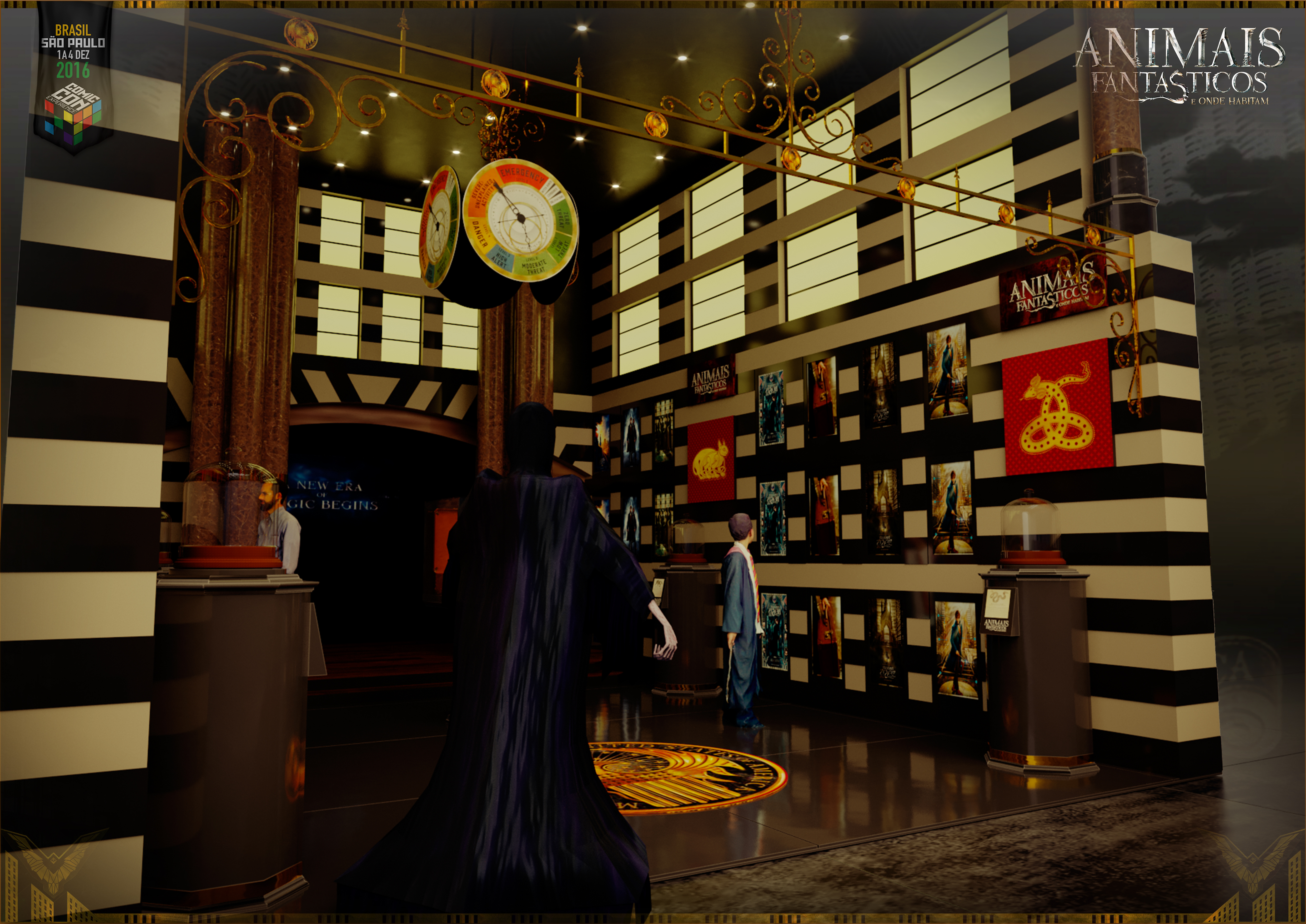 Fantastic Beasts Concept Booth Revisited - CCXP 2016-2