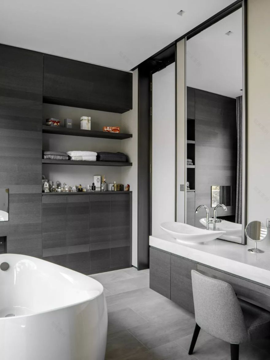 北京中央别墅区简约私人别墅设计-56