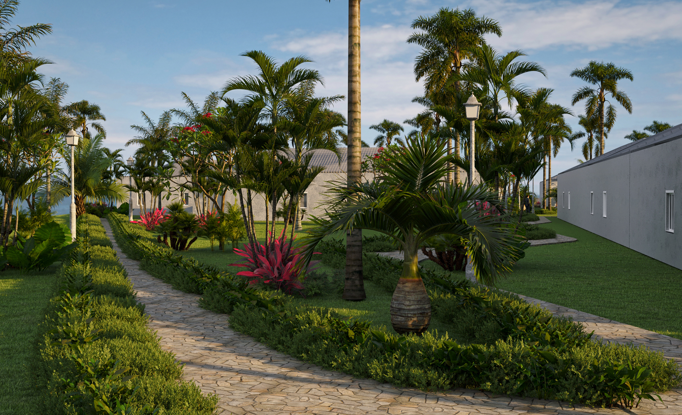 热带街区景观丨美国丨Amr Emara Designs-11