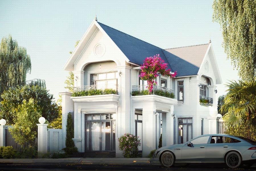 35套二层坡顶别墅设计方案丨NEOHouse vn-7