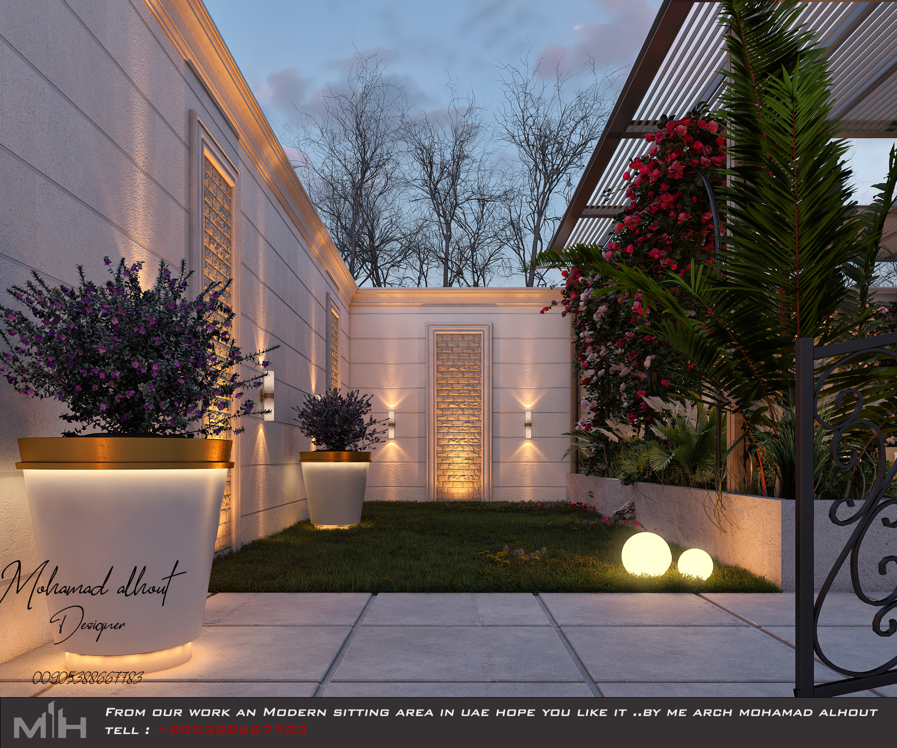 EXTERIOR SITTING AREA IN UAE-6