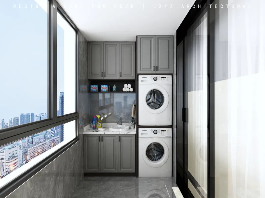 建发雍龍府 137㎡摩登轻美式，打造时尚生活空间-27