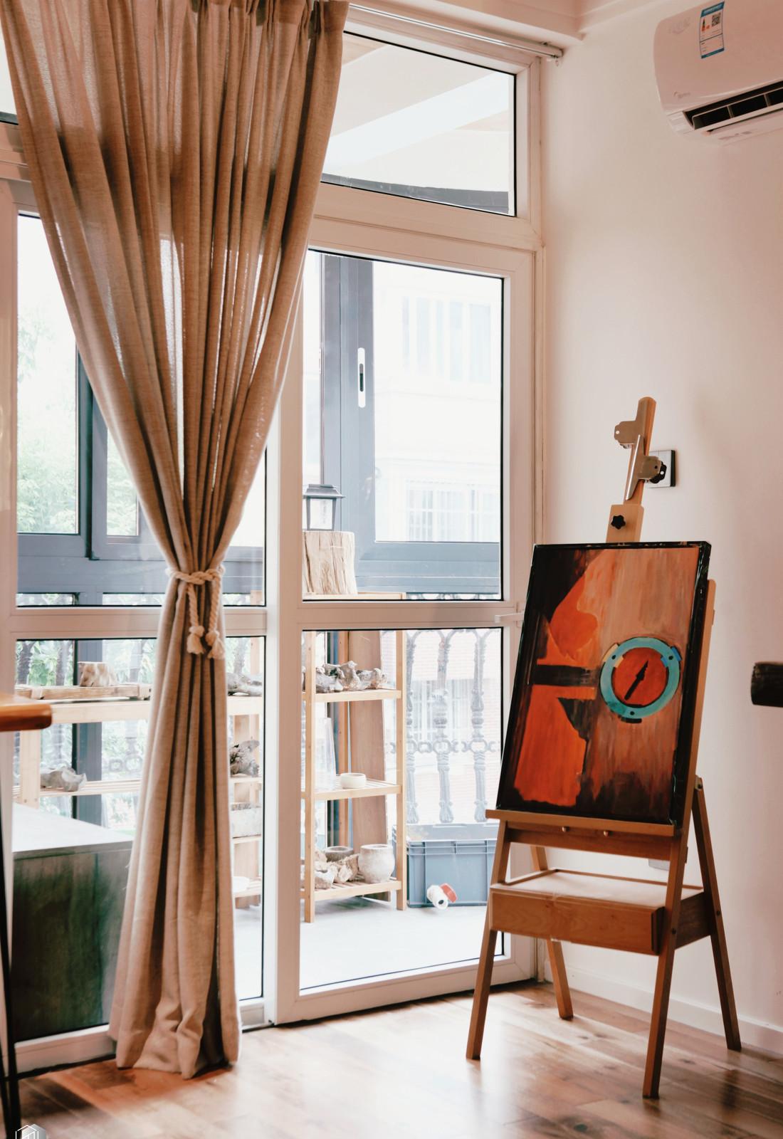 复古时光下的温馨平层设计-47