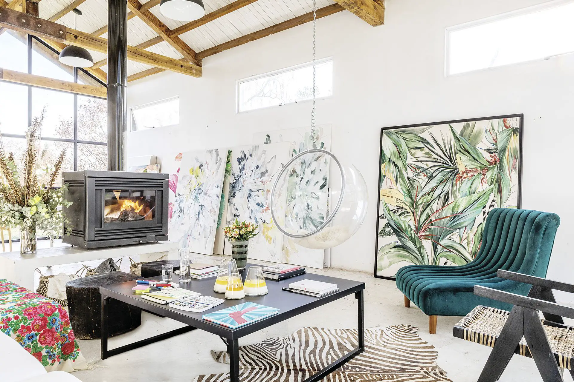 阿根廷艺术家的玻璃屋工作室-3