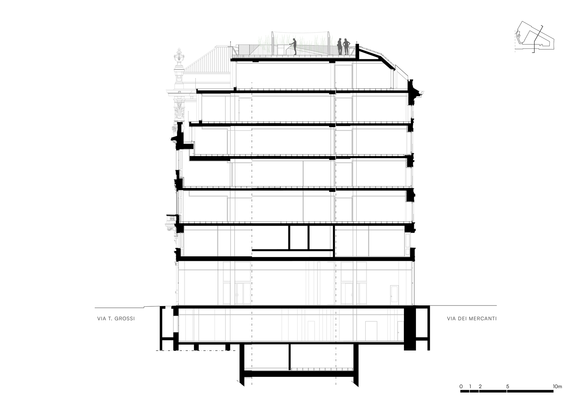 比安德拉高地广场露台丨意大利米兰丨Park Associati-31