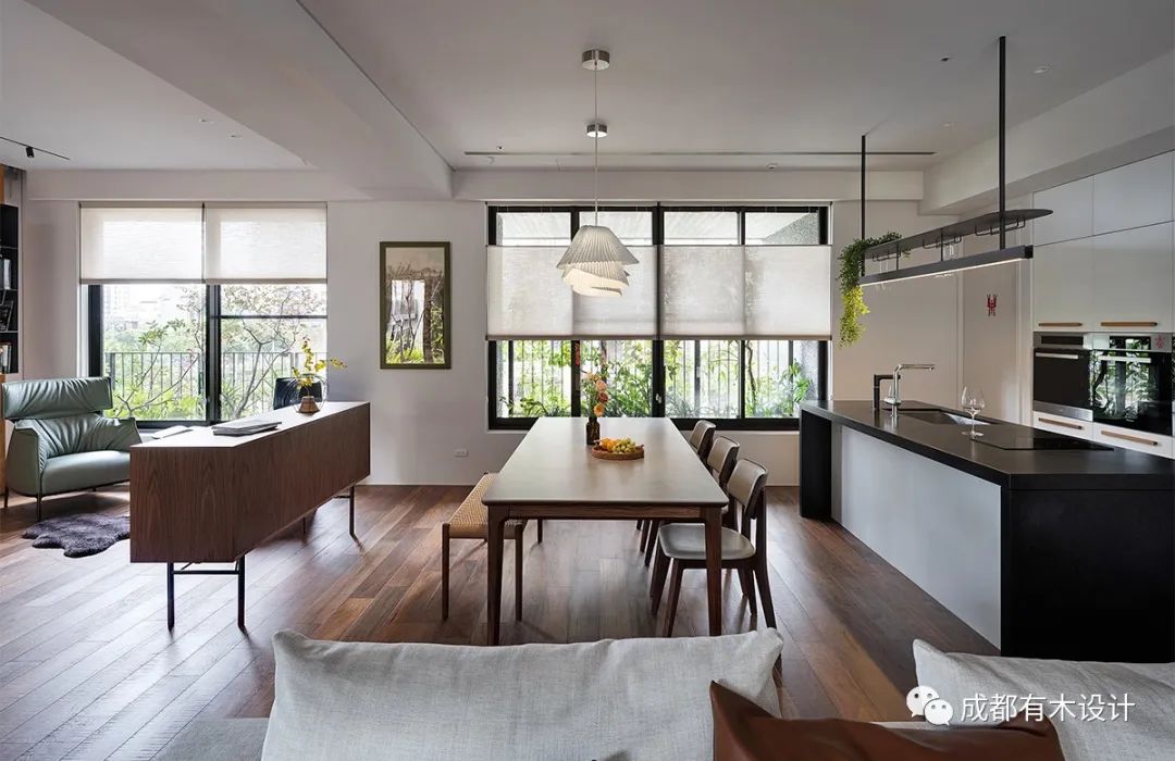 现代原木感混搭居所丨大墨-34