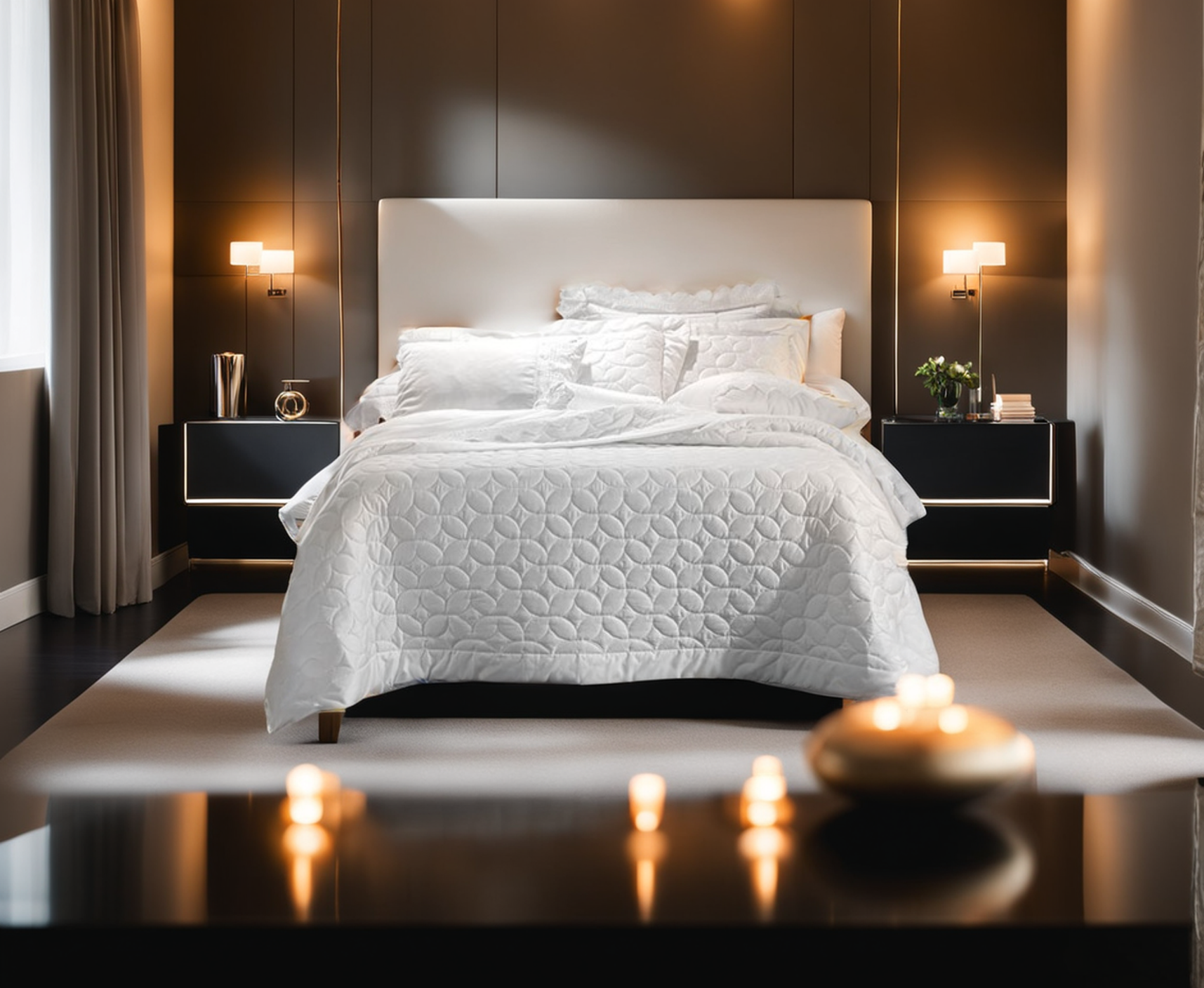 Altenburg 床品套装在不同卧室设计中的应用丨使用人工智能创建-10