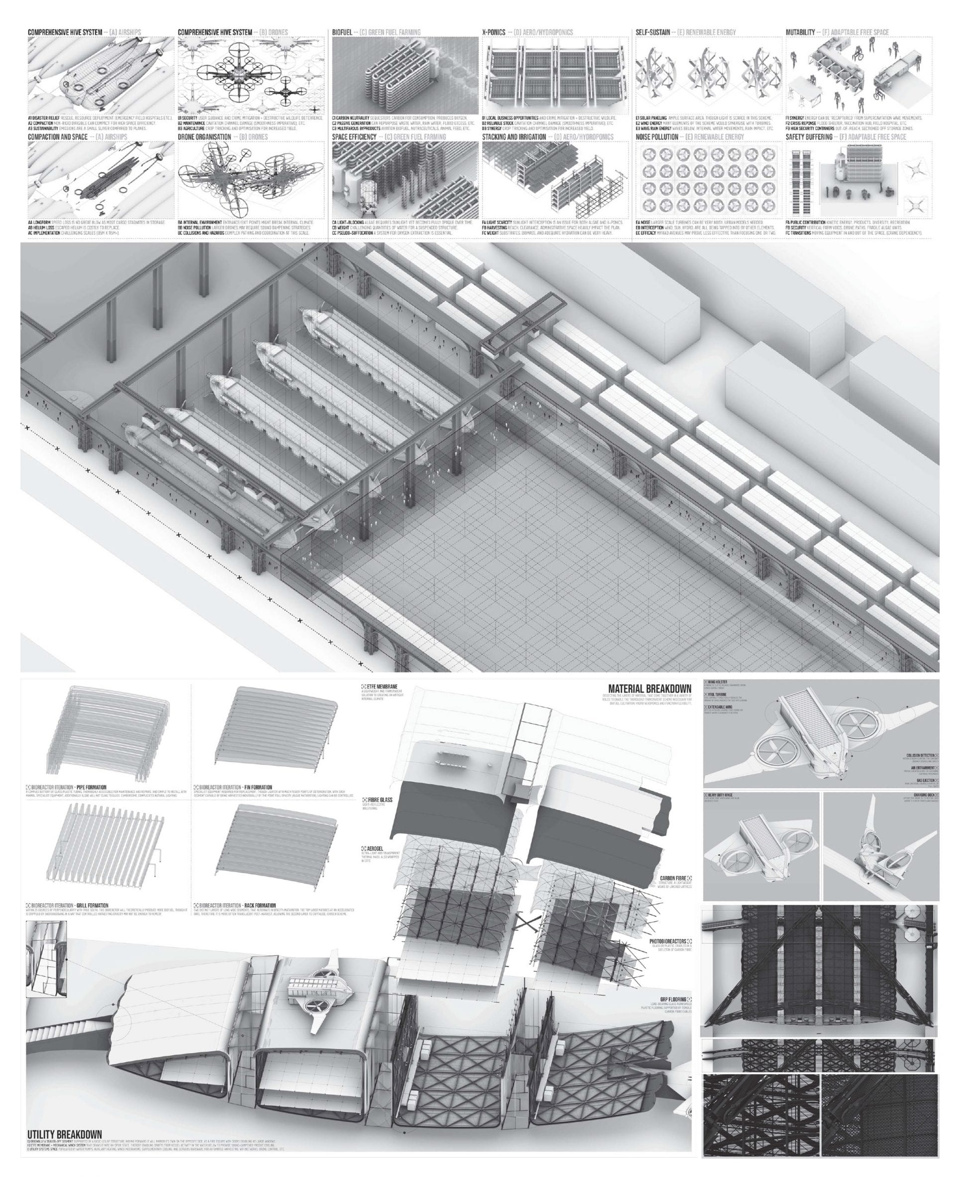 伦敦南岸大学建筑系学生展 | 混凝土游乐场等 18 个项目亮点纷呈-98