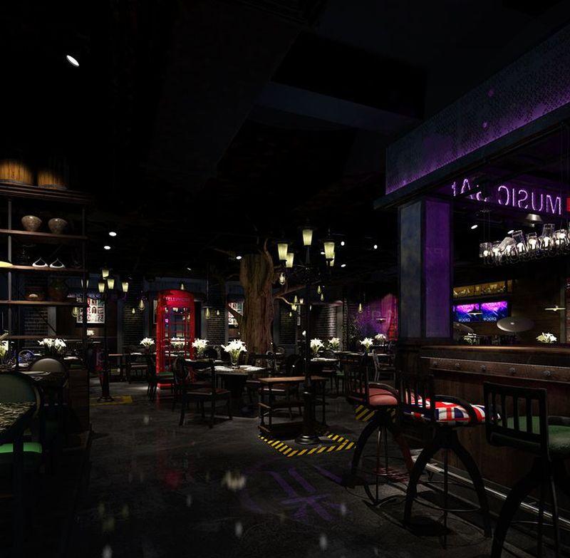 揽季音乐餐吧主题餐厅设计-21