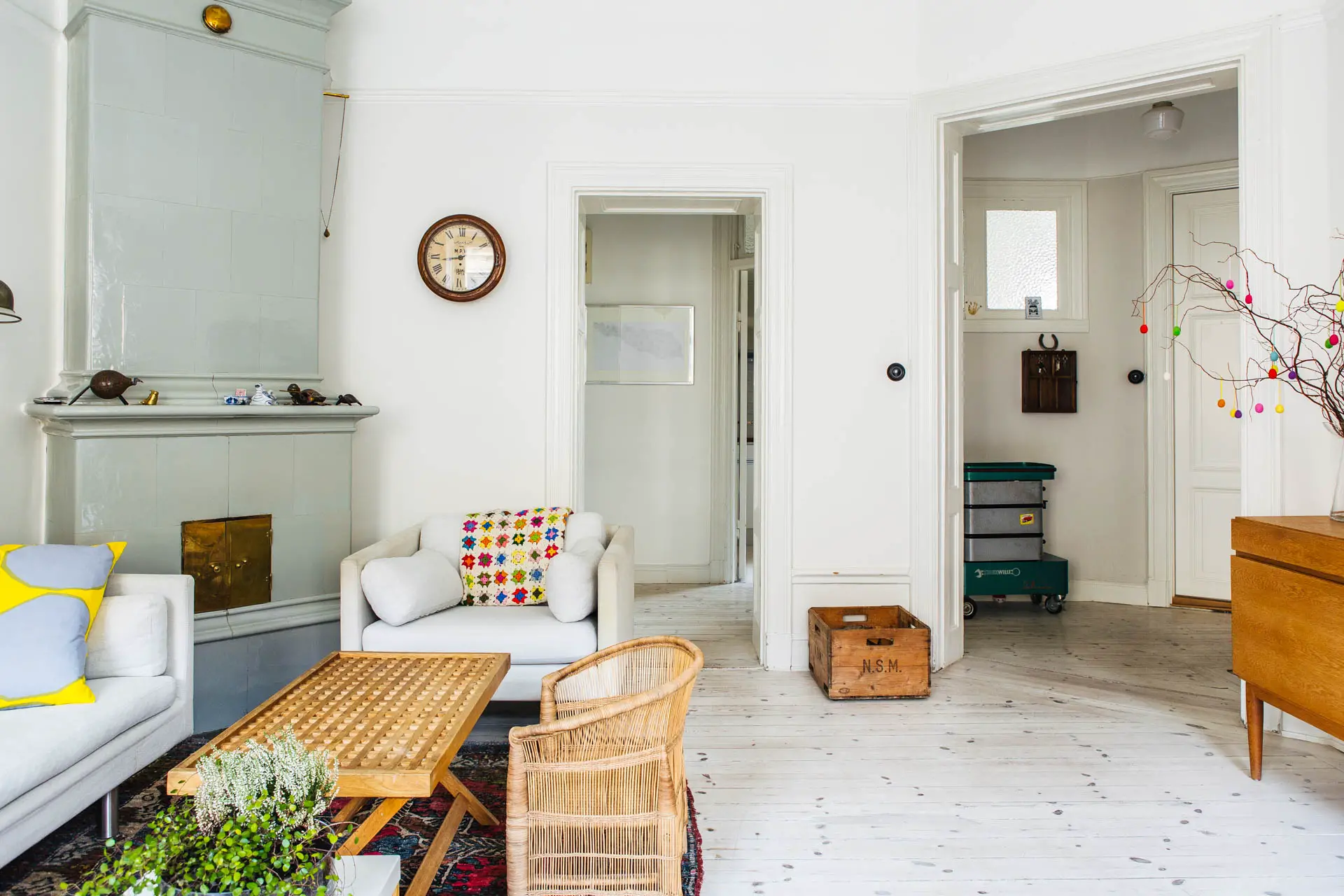 复古彩绘的 88 平米温馨家庭公寓-5