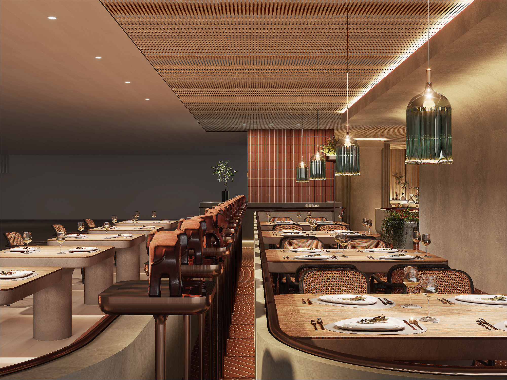 南洋融合菜餐厅设计-5