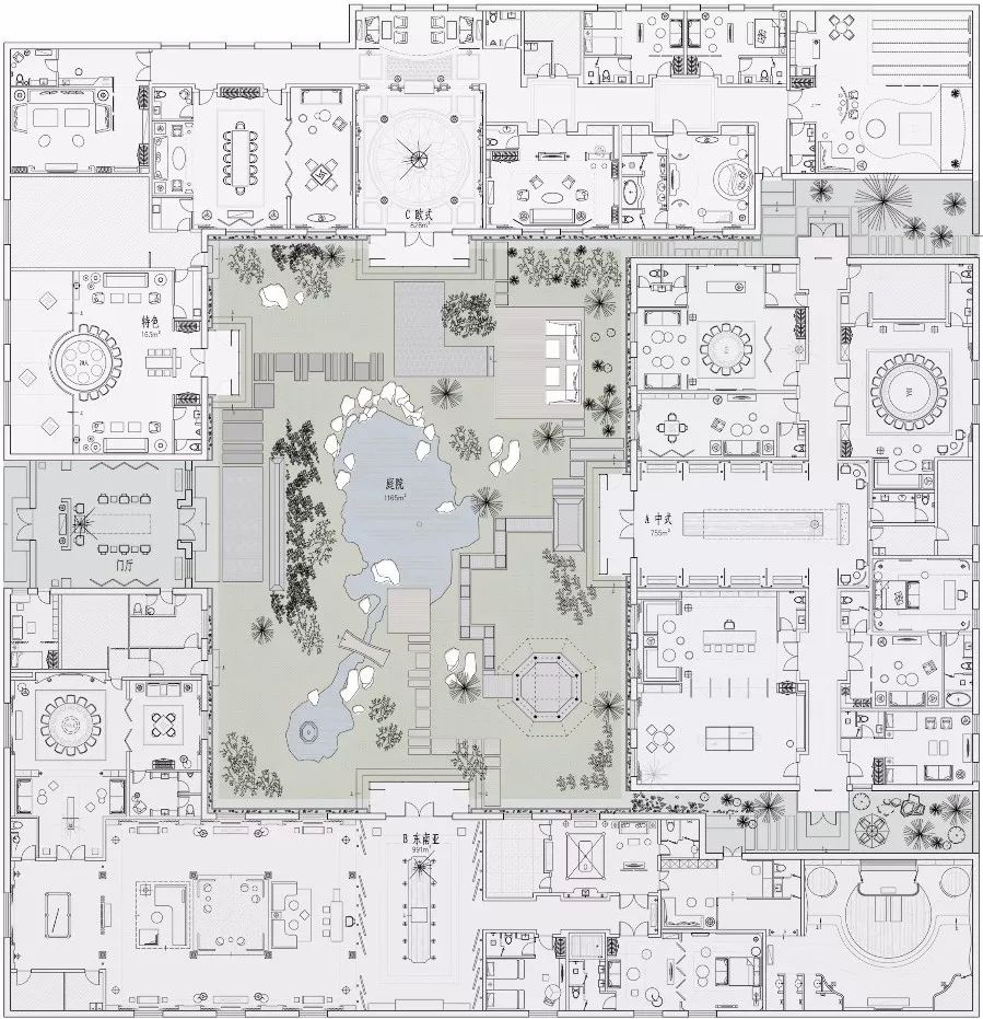 寻幽晓筑度假酒店 | 融合三种风格的世外桃源-25
