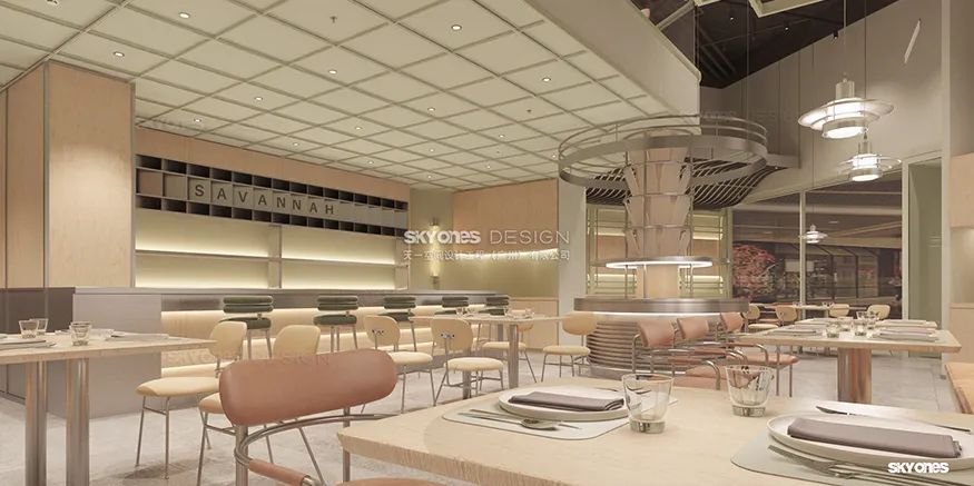 【SKYONES 作品】SAVANNAH餐吧系统空间设计-16