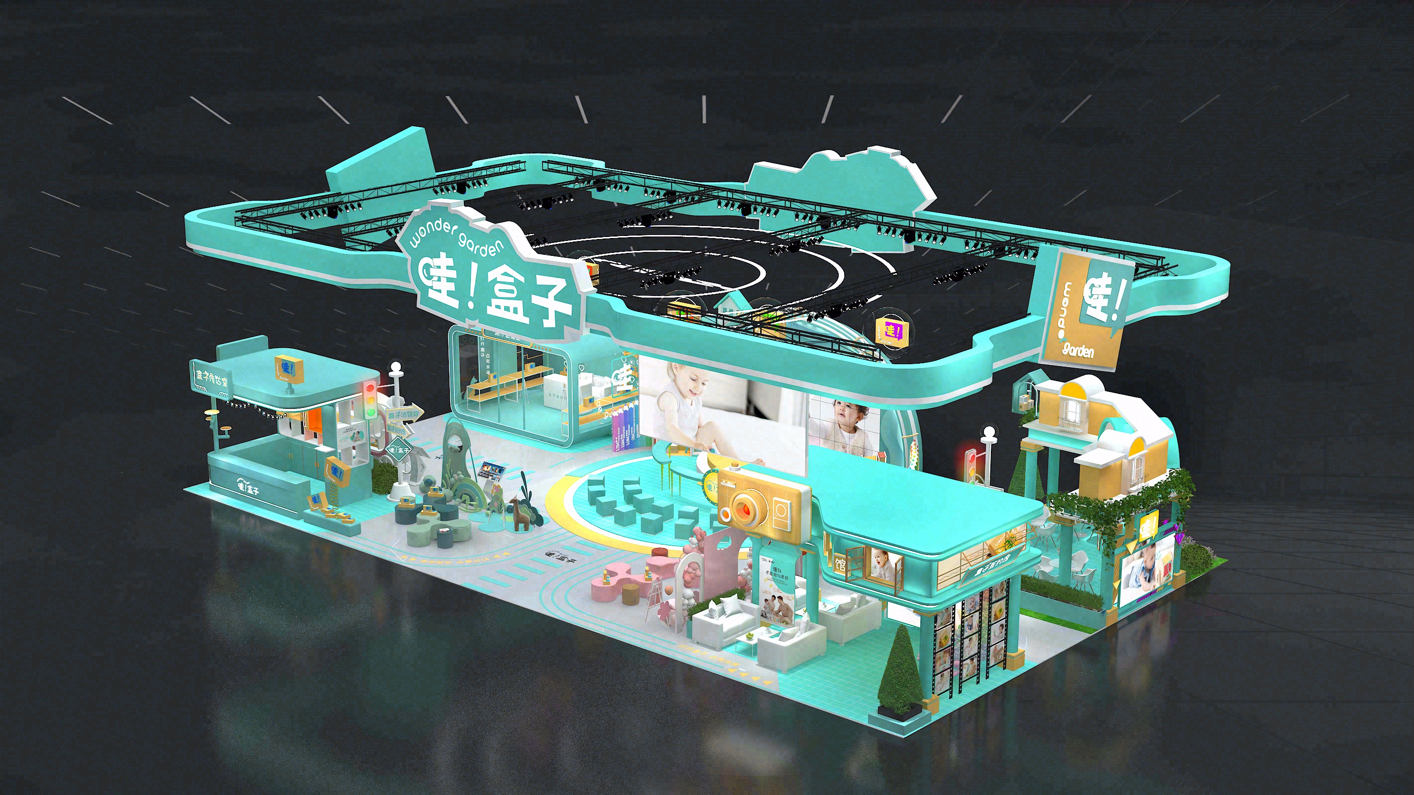 会展设计,特装展会设计搭建,特装展览搭建设计-2