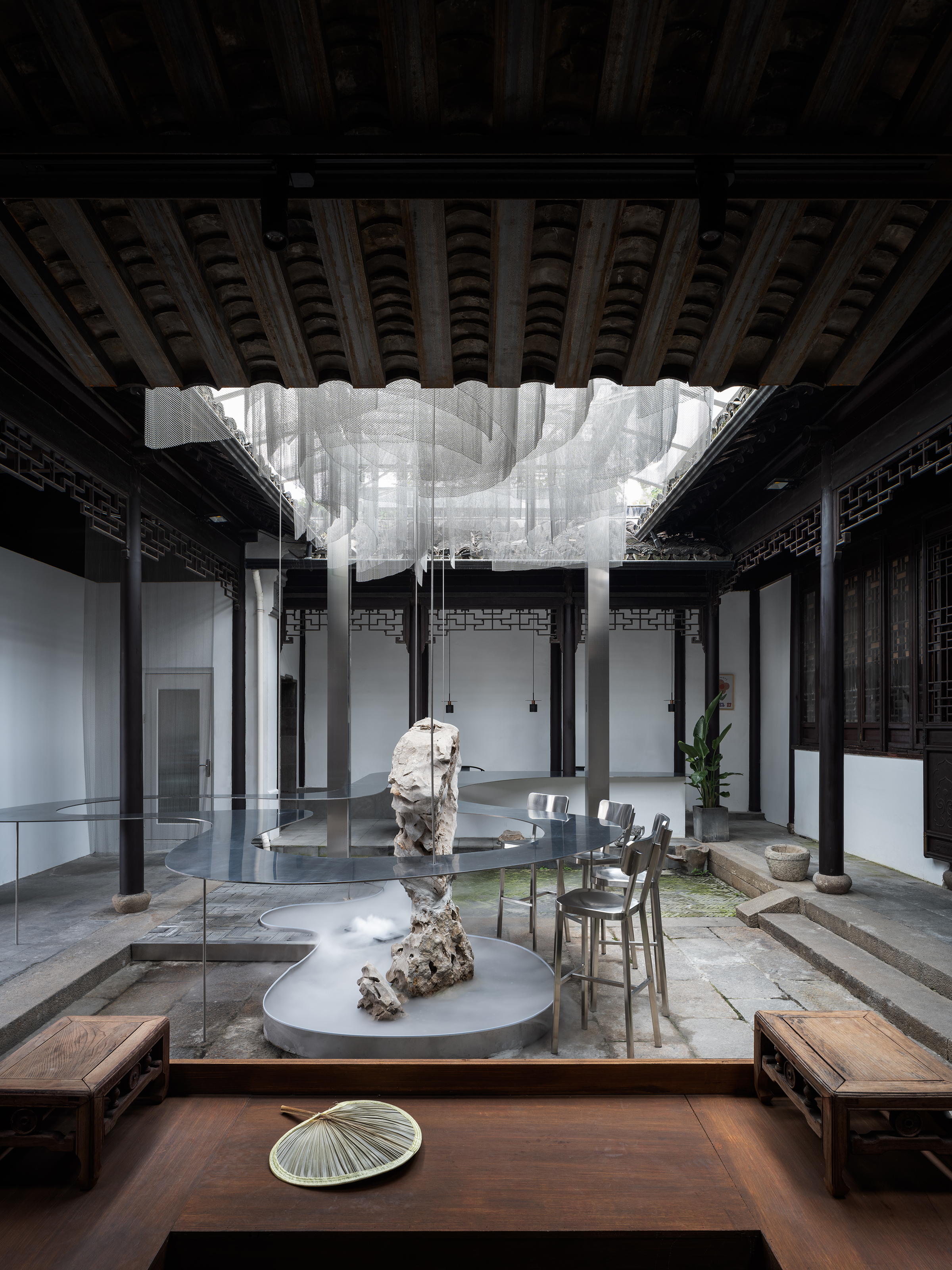 平江路“花容”茶饮空间改造设计丨中国苏州丨上海可空建筑设计工作室-2