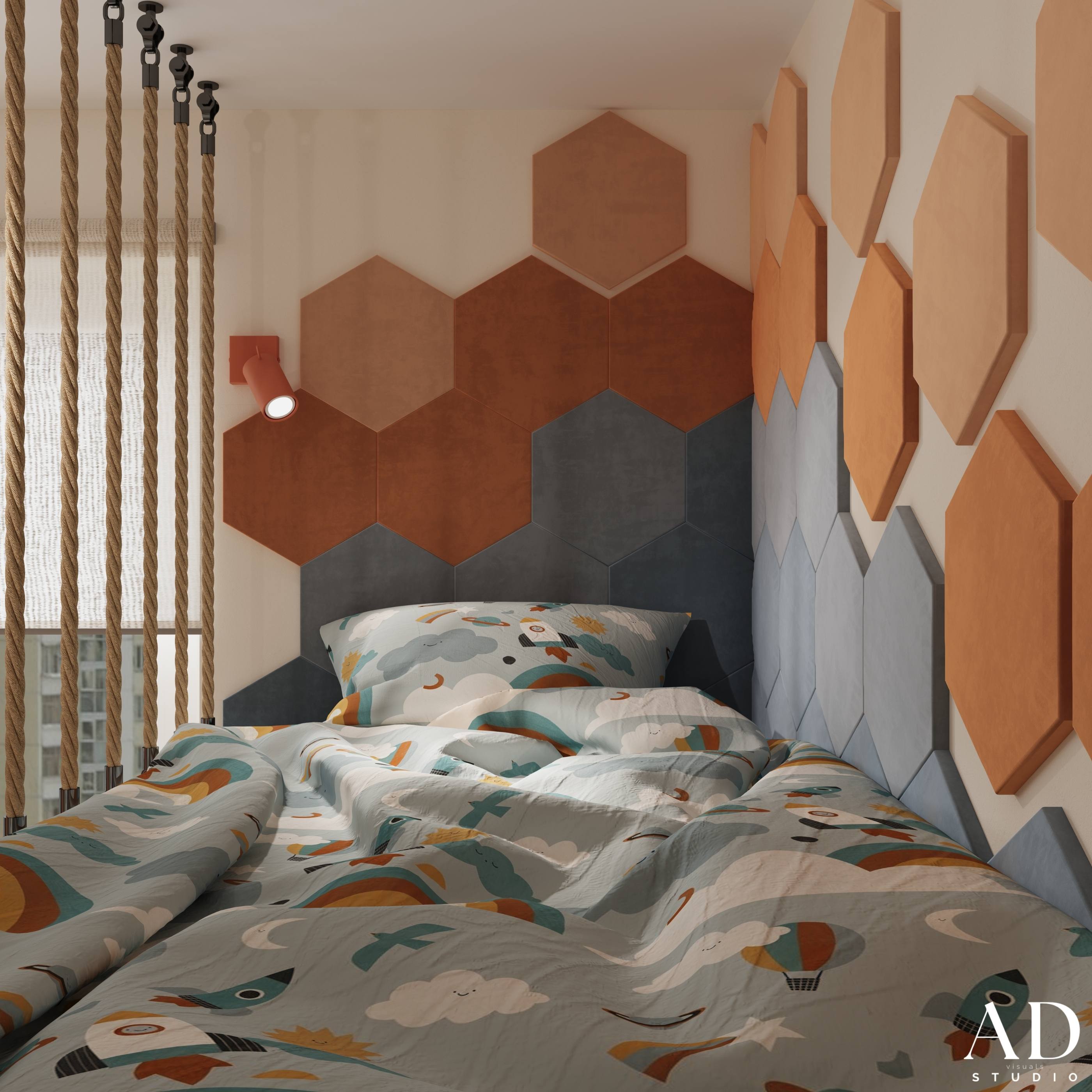 8.25 m² Boy’s Room — Space-Themed Inspired-9