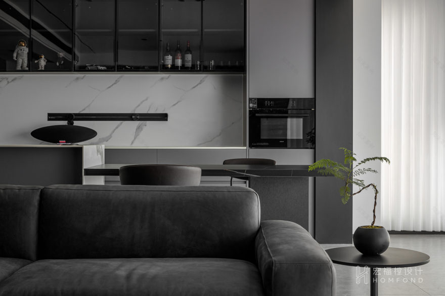 现代简约之家丨中国成都丨成都宏福樘设计-34