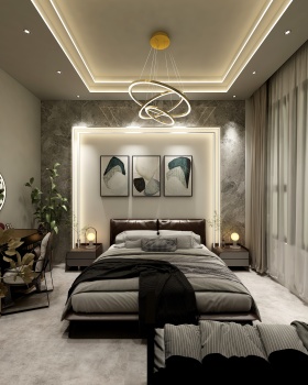 Master Bedroom "Scandinavian Contemporary Style"
