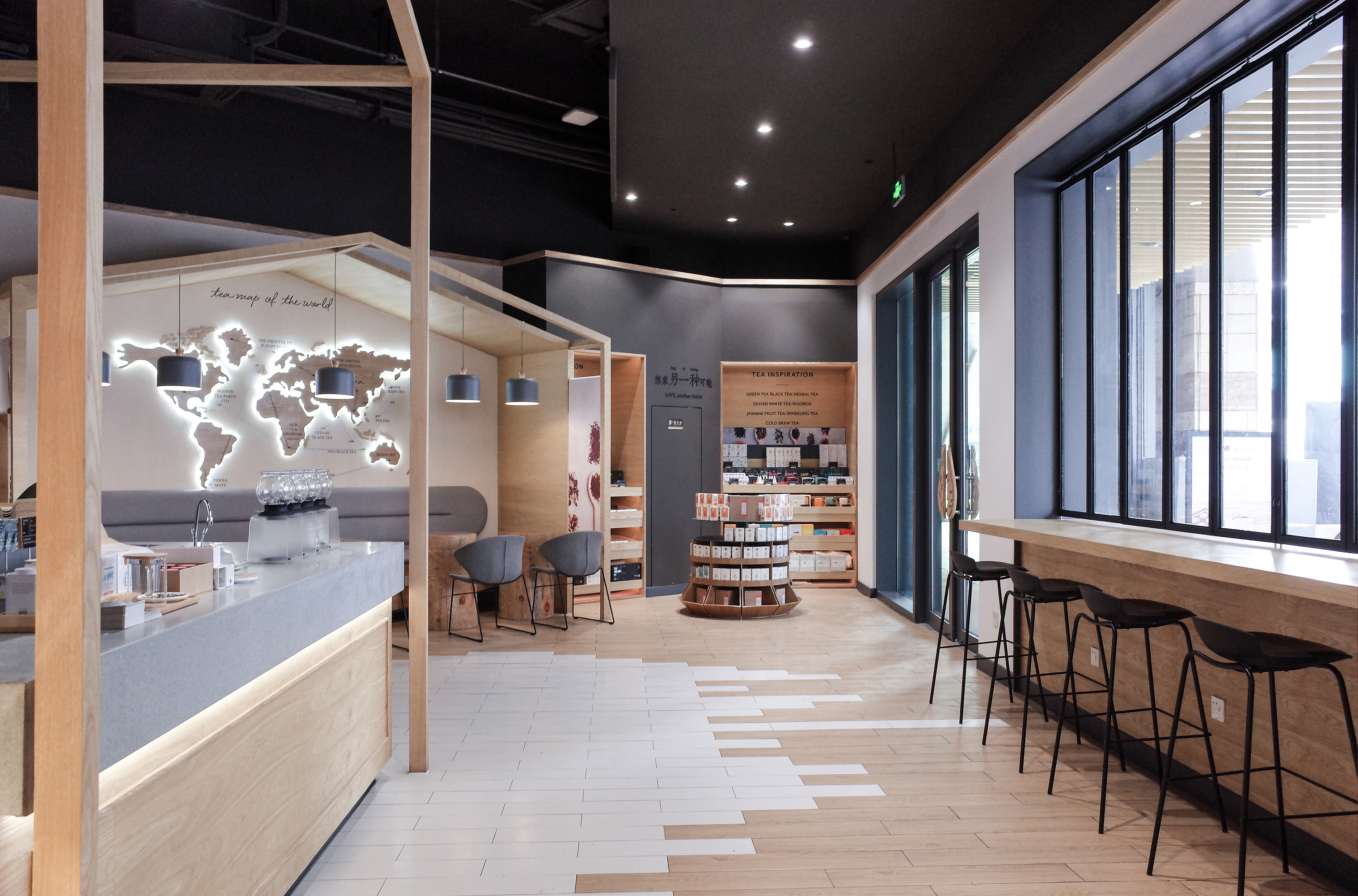 杭州网红风茶饮店  梁仓空间设计-22