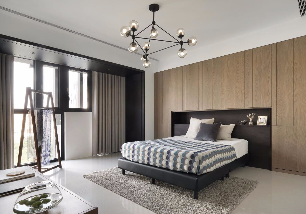 155㎡现代风四口之家,空间利用与自然日光的美妙融合-11