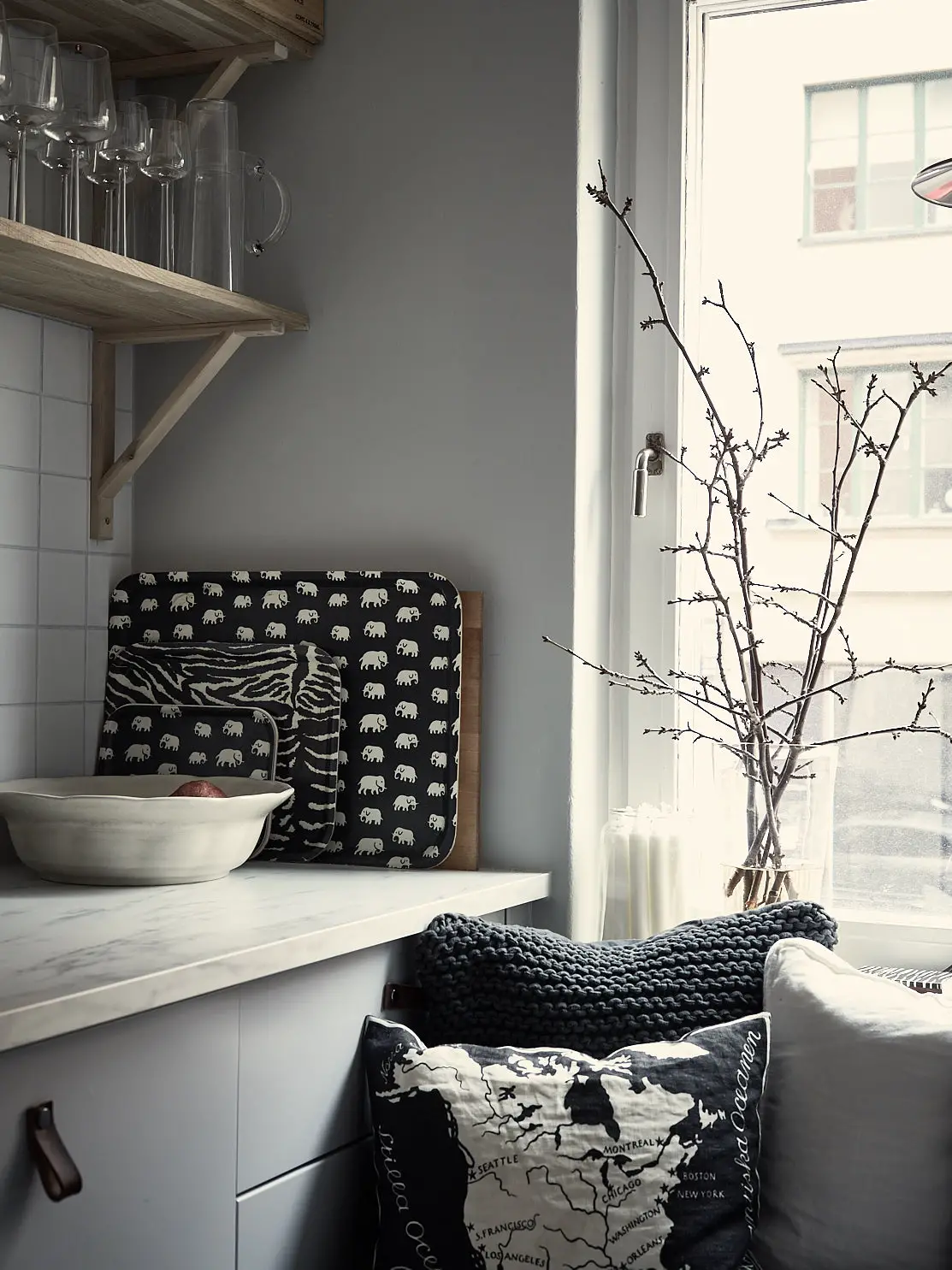 灰度空间 | Historiska 温馨公寓设计-12